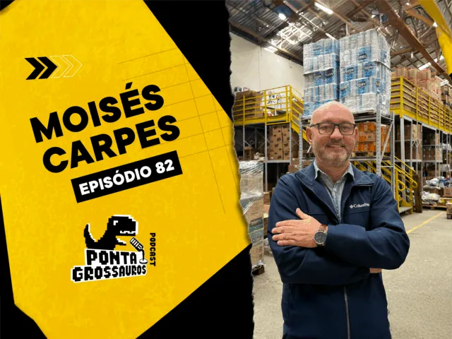 CEO da TRC Moisés Carpes no pod cast Pontagrossauros