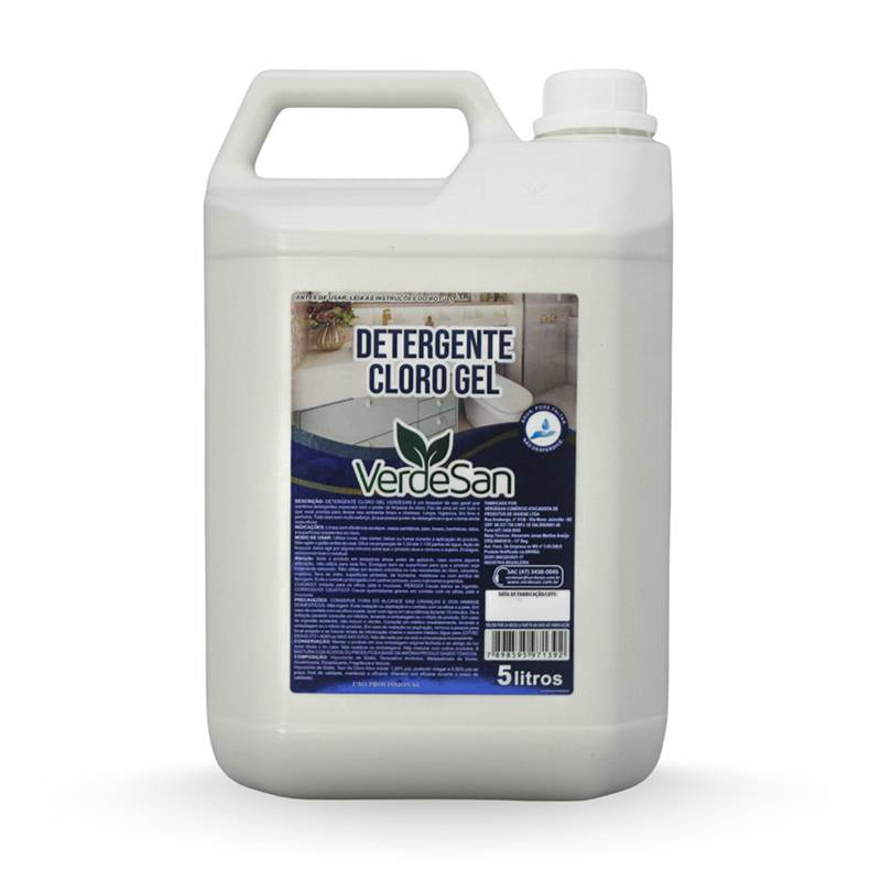 DETERGENTE CLORADO VERDESAN - 5L