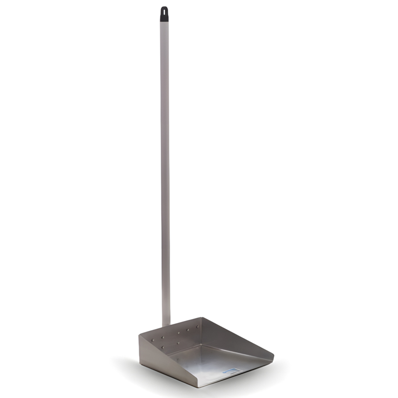 PÁ DE LIXO SANCHES DE ALUMÍNIO GRANDE CABO LONGO