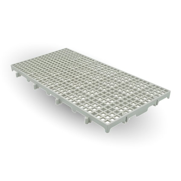 ESTRADO PLÁSTICO BRANCO GELO - 2,5X25X50CM