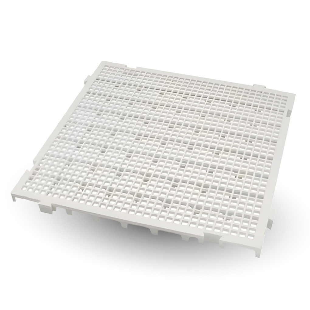 ESTRADO PLÁSTICO BRANCO GELO - 3,0X50X50CM