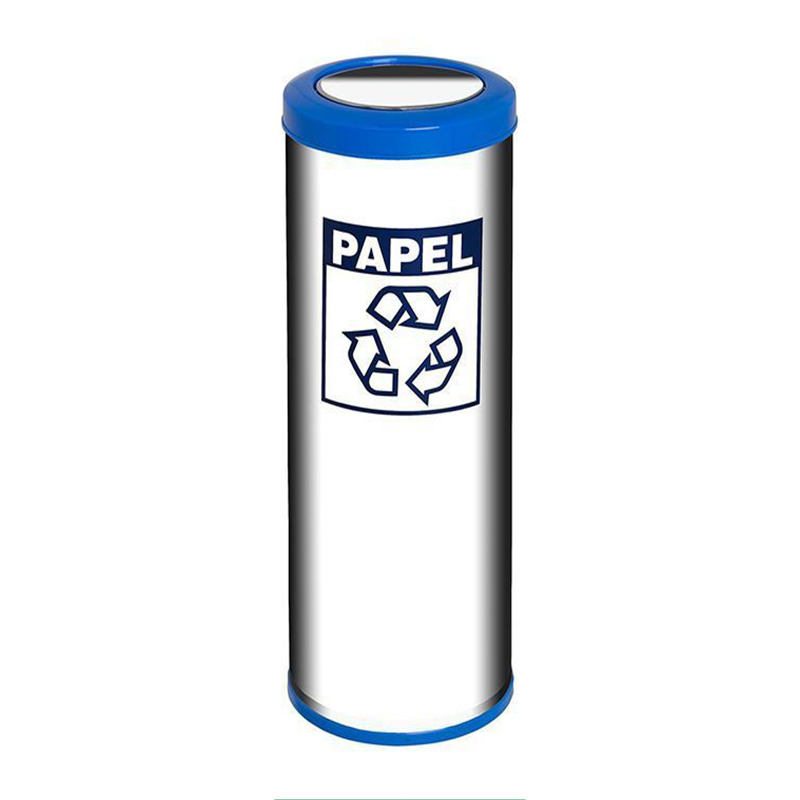 LIXEIRA VIEL – 30 L – AZUL PAPEL – 3599