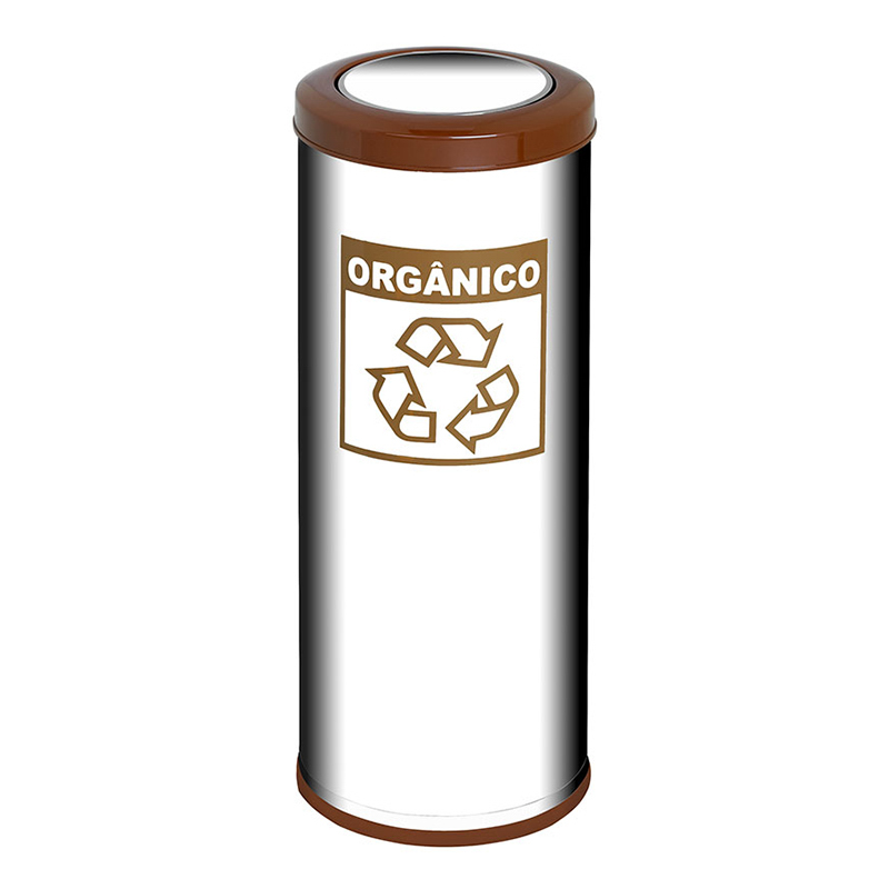 LIXEIRA VIEL – 30 L – MARROM ORGÂNICO – 3522