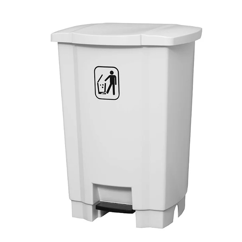 LIXEIRA COM PEDAL NYCOL – 50 L – BRANCA