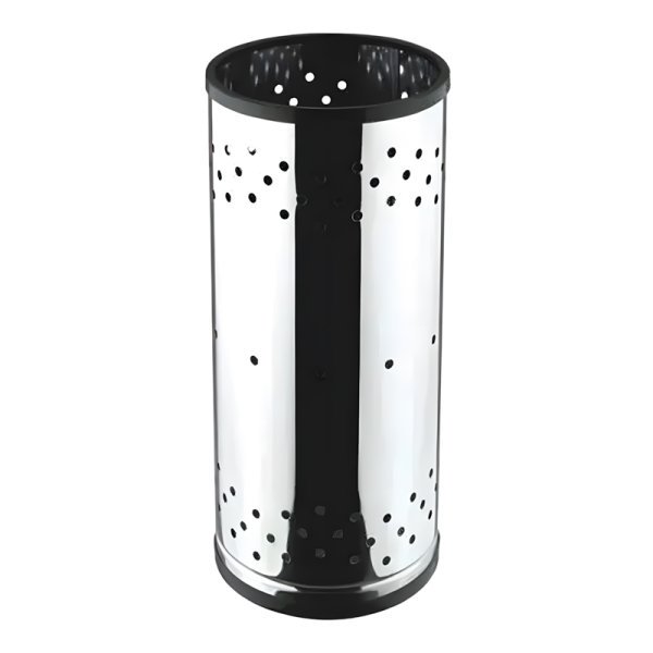 PORTA GUARDA-CHUVA COM RECEPTOR VIEL – INOX – 3547