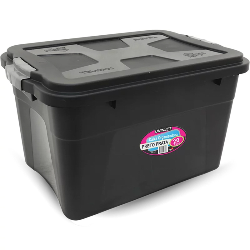 CAIXA ORGANIZADORA UNINJET – 20 L – PRETA