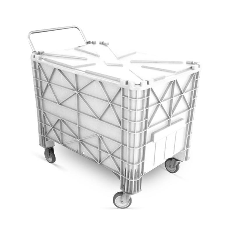 CAIXA COM TAMPA COM RODAS JSN – 370 L – BRANCA