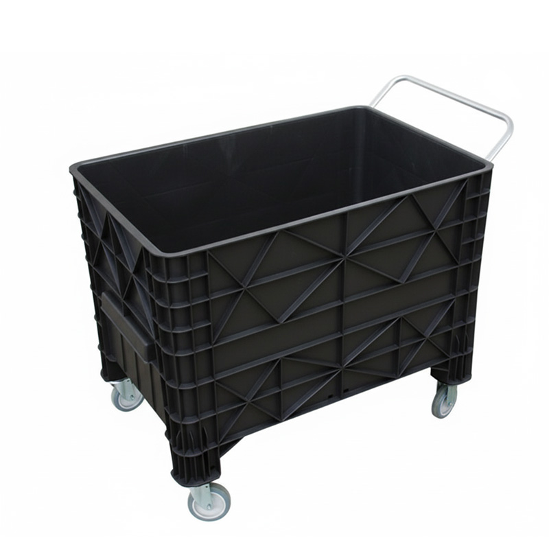 CAIXA SEM TAMPA COM RODAS JSN – 370 L – PRETA – X370RP