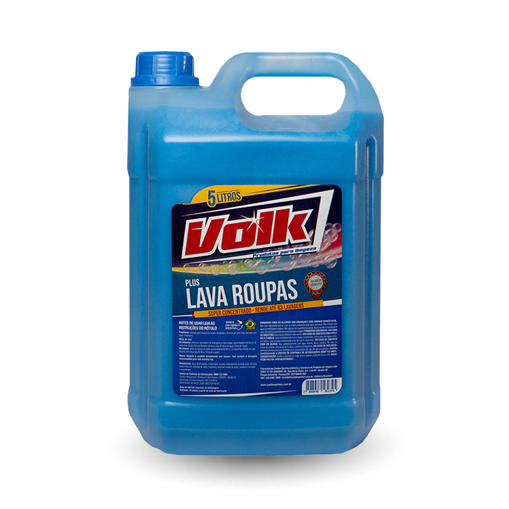 DETERGENTE DE ROUPAS VOLK - 5L