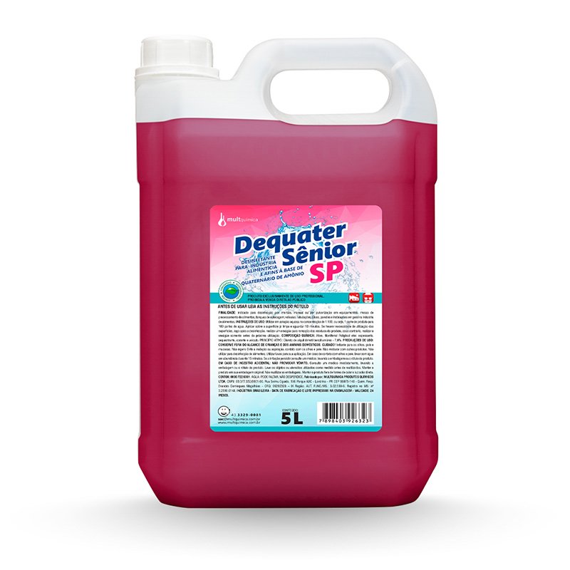 DEQUATER SENIOR SP DESINFETANTE COM AMÔNIA - 5L