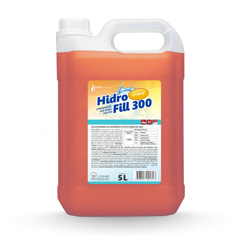HIDRO FILL 300 DETERGENTE CITRICO - 5L