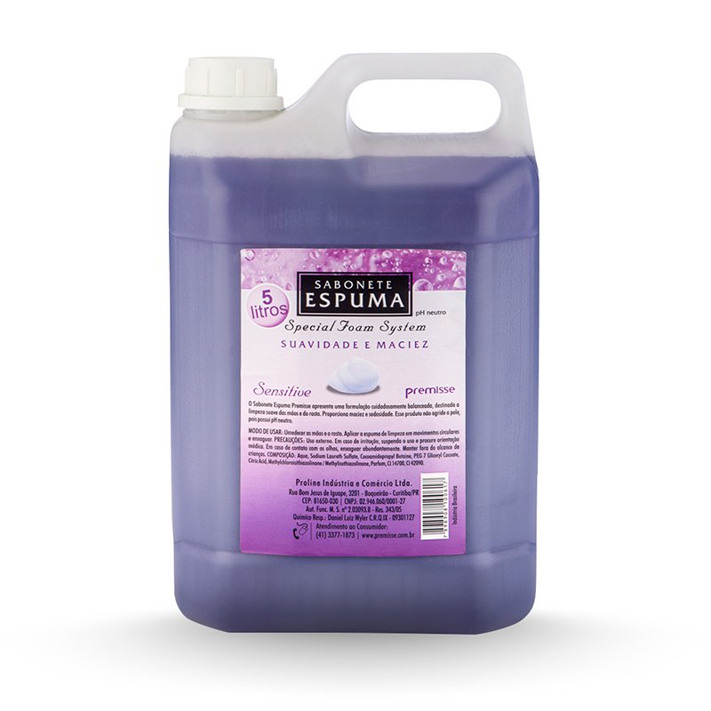 SABONETE ESPUMA SENSITIVE PREMISSE - 5L