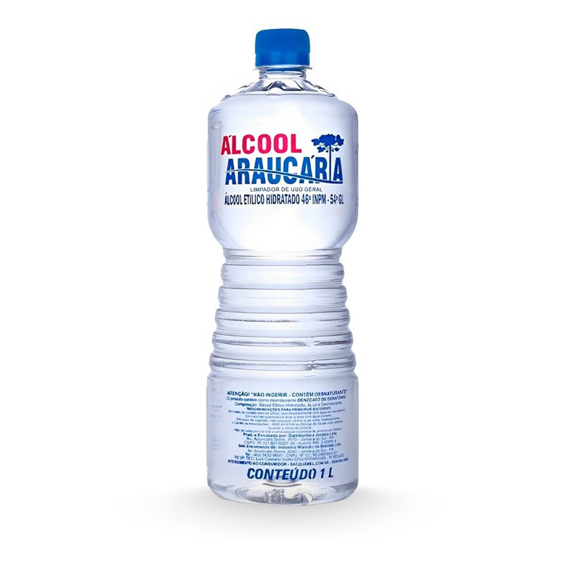 ÁLCOOL LÍQUIDO ARAUCÁRIA 46% - 1L