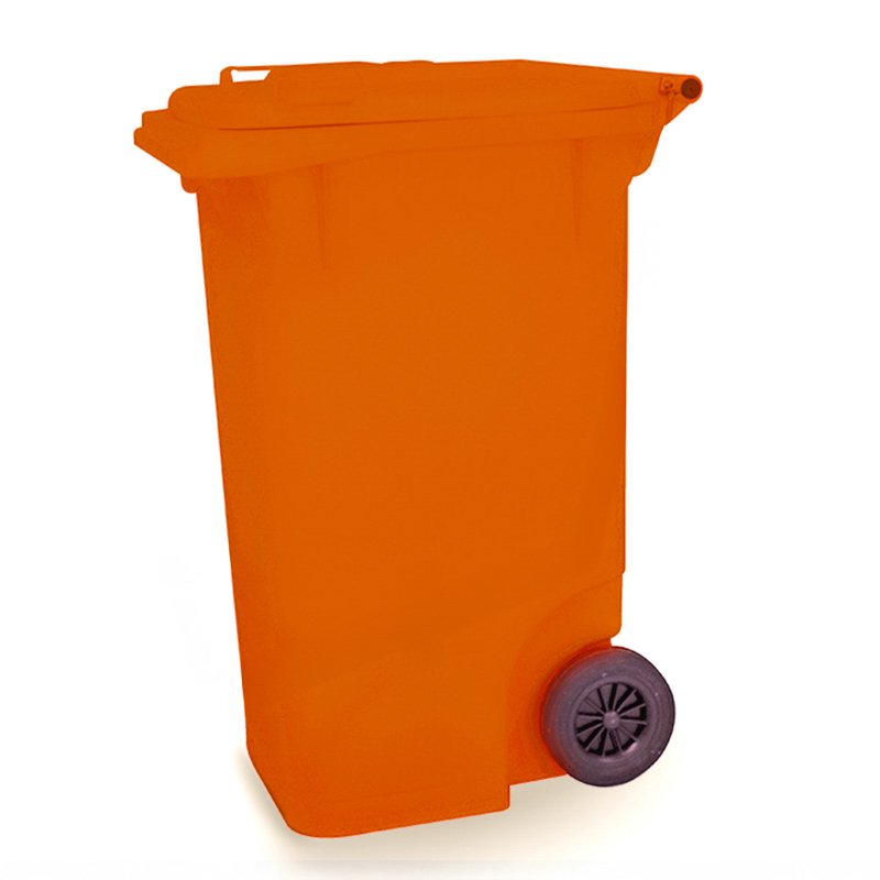 CONTENTOR LARANJA BRALIMPIA - 240L