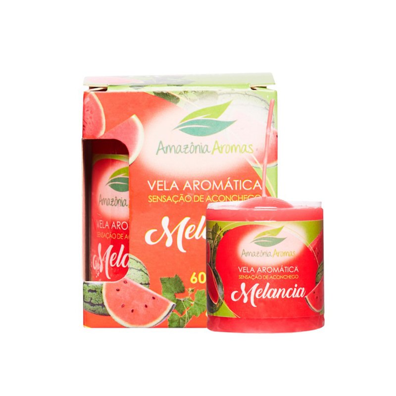 AMAZÔNIA AROMAS VELA PERFUMADA MELANCIA - 60G