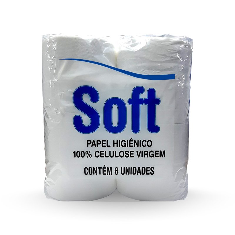 PAPEL HIGIÊNICO SOFT - 8 ROLOS