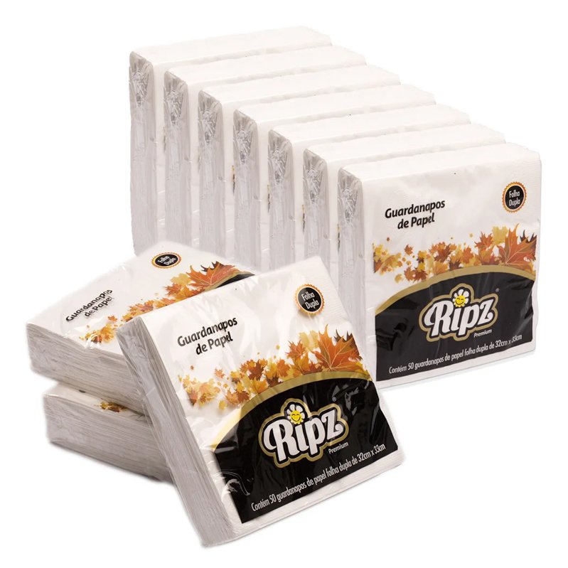 GUARDANAPO DE PAPEL COM 50 UNIDADES
