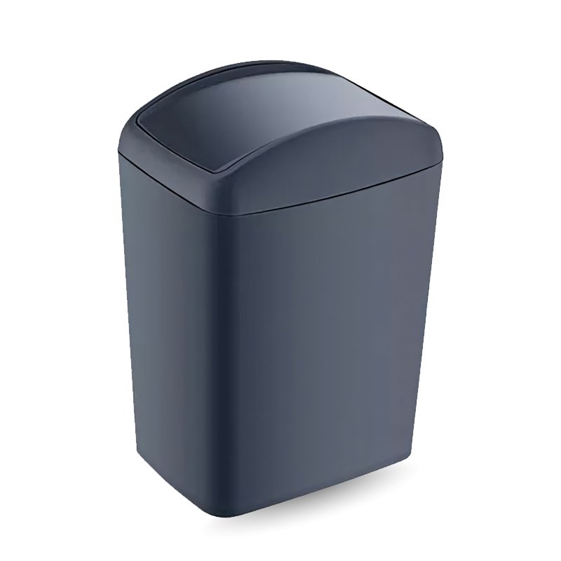 LIXEIRA BASCULANTE CINZA MOOD - 40L