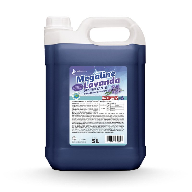 MEGALINE DESINFETANTE LAVANDA - 5L