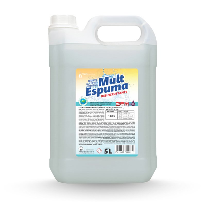 MULT ESPUMA DETERGENTE ALCALINO - 5L