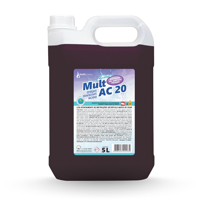 MULT AC-20 LIMPA PEDRAS - 5L