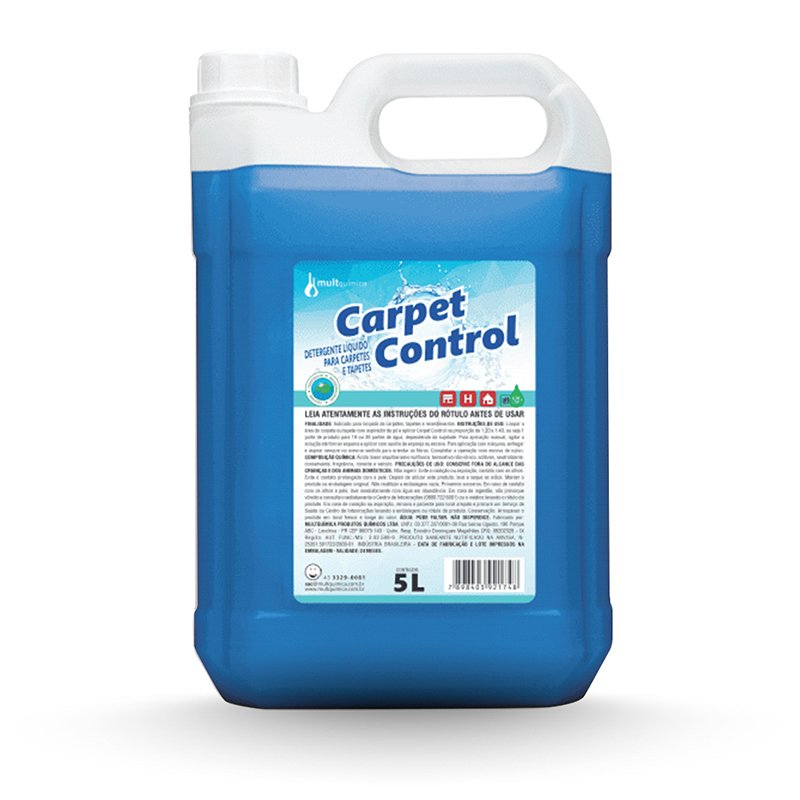 CARPET CONTROL DETERGENTE LIMPADOR PARA CARPETES - 5L