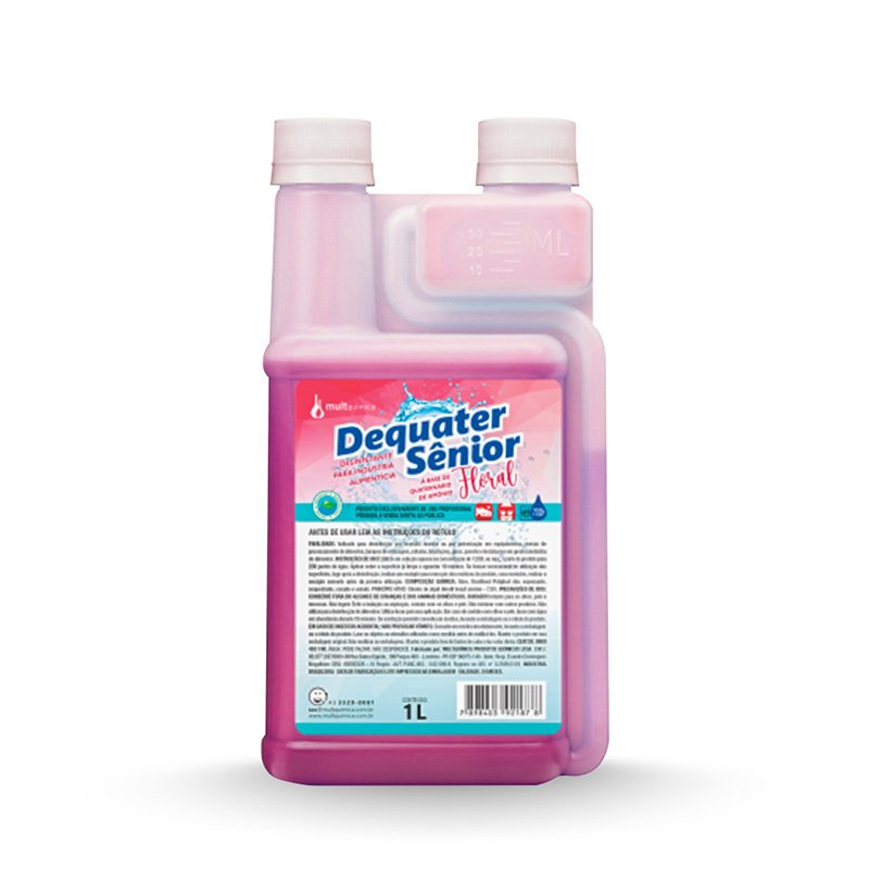 DEQUATER SENIOR DESINFETANTE COM AMÔNIA FLORAL - 1L