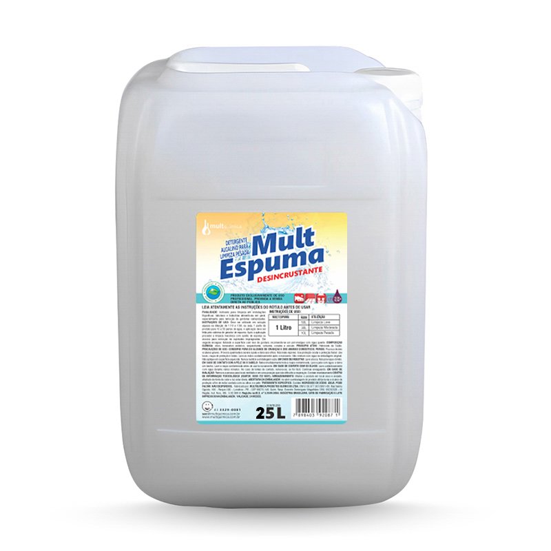 MULT ESPUMA DETERGENTE ALCALINO - 25L