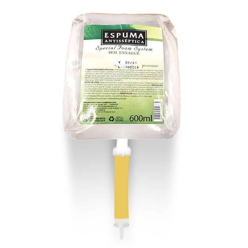 ÁLCOOL ESPUMA ANTI SÉPTICA - 600ML