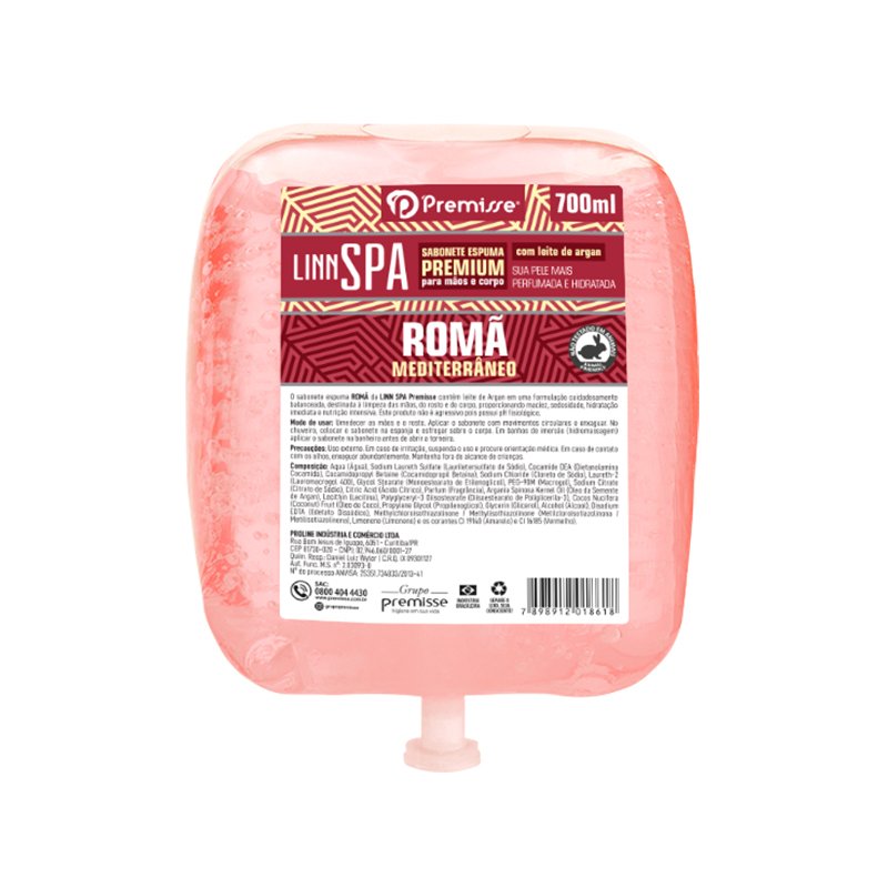 SABONETE ESPUMA ROMÃ PREMISSE – 700ML
