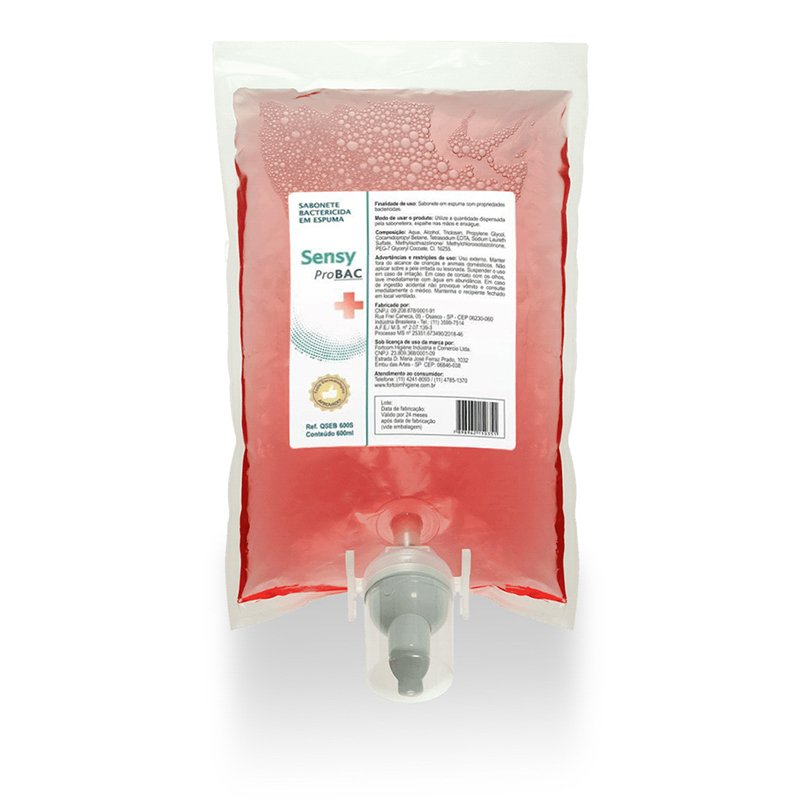 SABONETE ESPUMA SENSY PROBAC ANTIS - 600ML