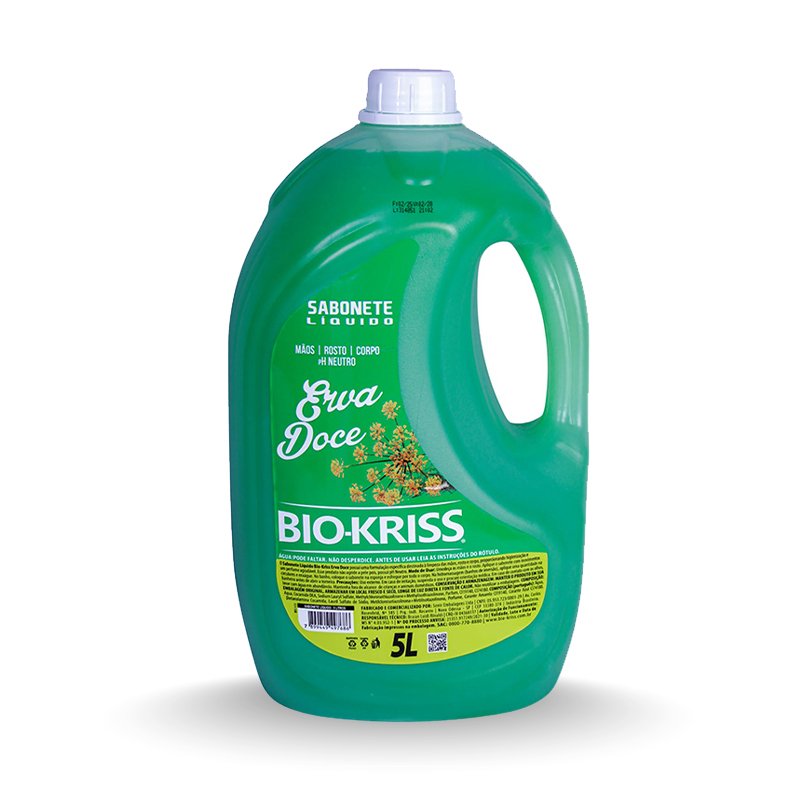 SABONETE LIQUIDO ERVA DOCE BIO KRISS - 5L
