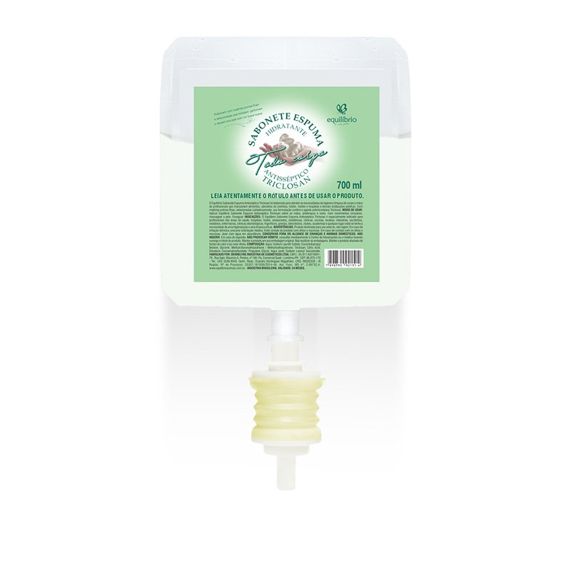 SABONETE ESPUMA EQUILIBRIO TRICLOSAN - 700ML