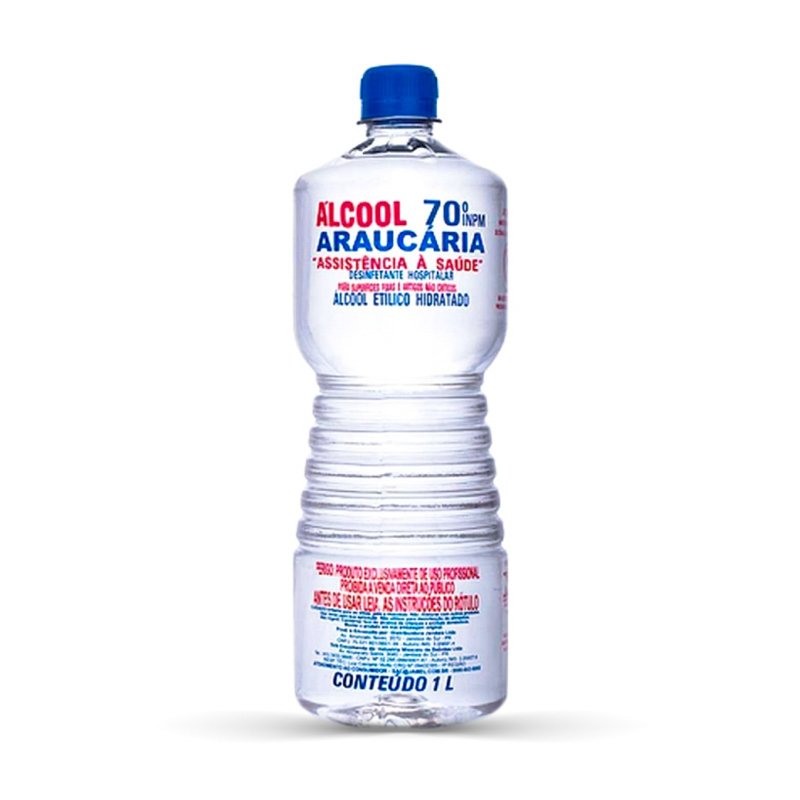 ÁLCOOL HOSPITALAR 70% ARAUCÁRIA - 1L