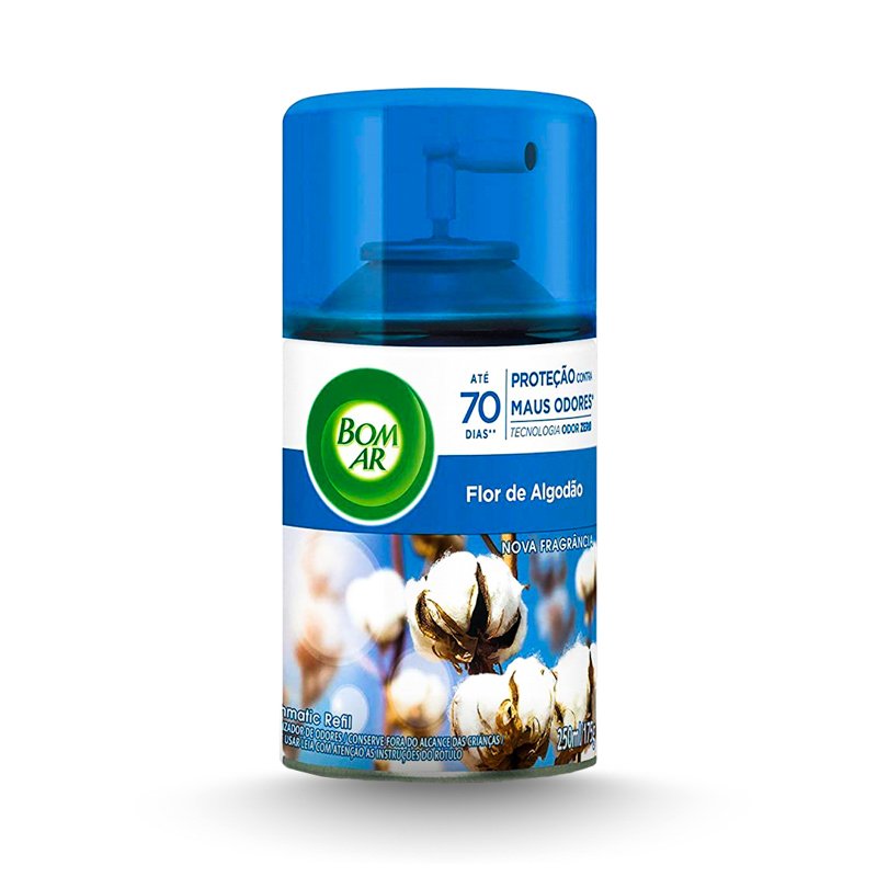 REFIL BOM AR FLOR DE ALGODÃO FRESHMATIC - 250ML