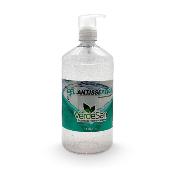ÁLCOOL GEL PUMP 70% VERDESAN - 1L