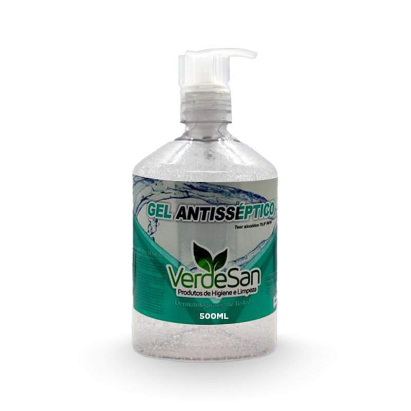 ÁLCOOL GEL 70% VERDESAN PUMP - 500ML