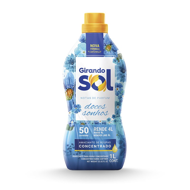 AMACIANTE CONCENTRADO DOCES SONHOS GIRANDO SOL - 1L