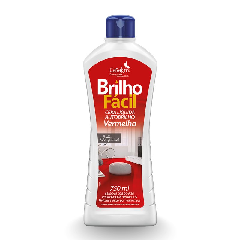 CERA BRILHO FÁCIL VERMELHA – 750ML