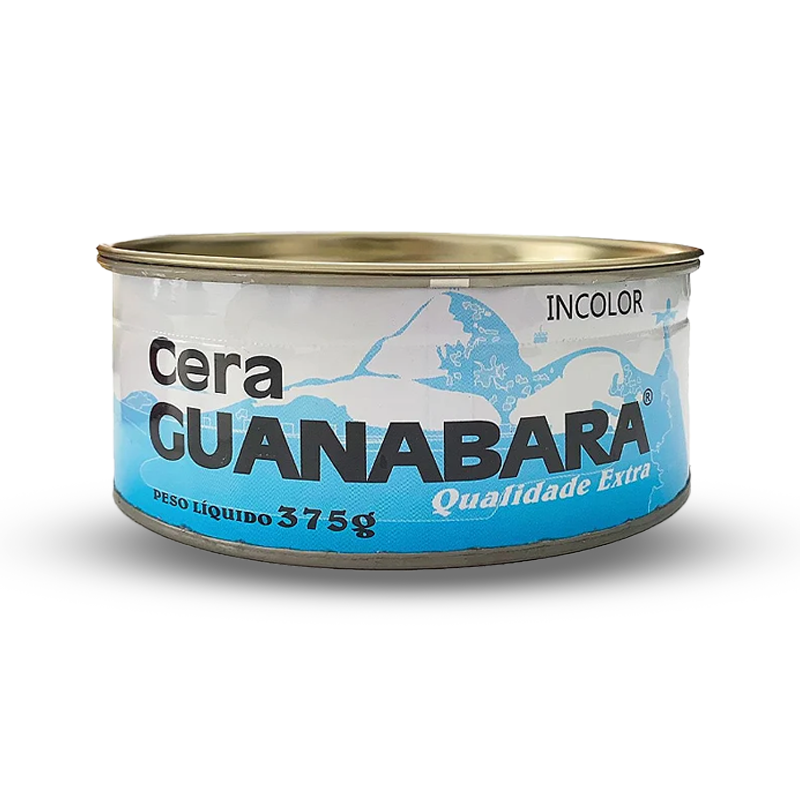 CERA EM PASTA GUANABARA INCOLOR - 375G