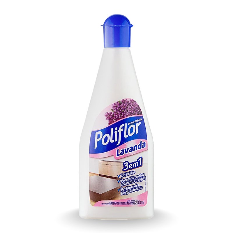 LUSTRA MÓVEIS LAVANDA POLIFLOR - 200ML