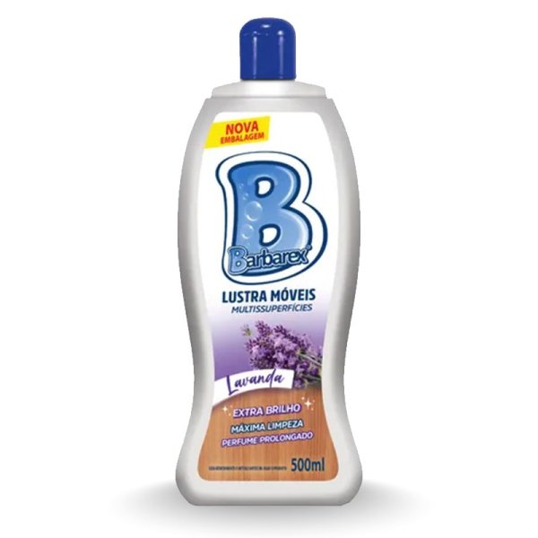 LUSTRA MÓVEIS LAVANDA BARBAREX - 500ML