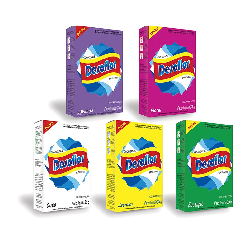 PEDRA SANITÁRIA SORTIDO DESOFLOR - 35G