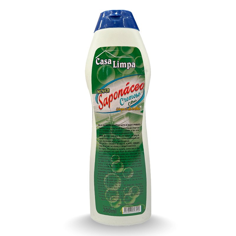 SAPONÁCEO CREMOSO CITRUS CASA LIMPA - 300ML
