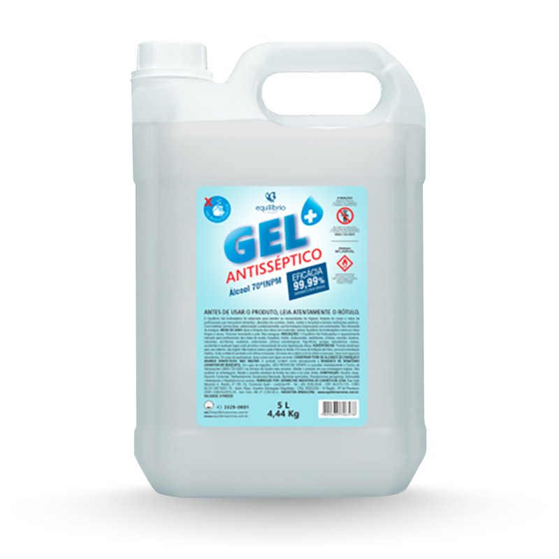 ALCOOL GEL EQUILIBRIO 70% - 5LT