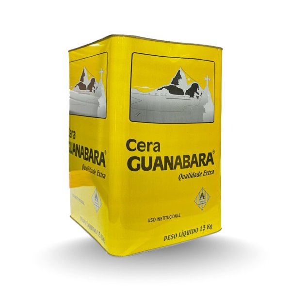 CERA GUANABARA AMARELA PASTA - 13KG