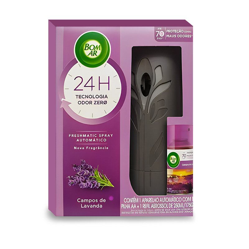 REFIL BOM AR FRESHMATIC + APARELHO LAVANDA