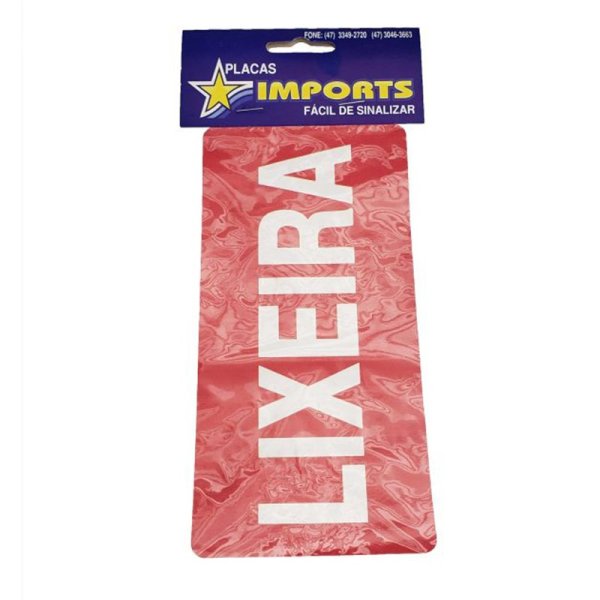 ADESIVO "LIXEIRA" - 20X10CM
