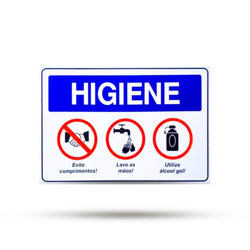 PLACA "HIGIENE" - 20X30CM