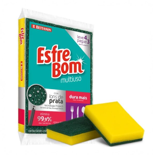 ESPONJA DUPLA FACE - ESFREBOM